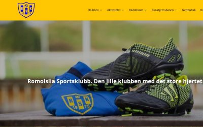 Romolslia SK har fått ny hjemmeside